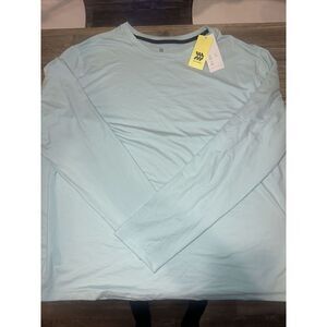 Men's Long Sleeve Performance T-Shirt - All in Motion Mint Green Size XXL. T
